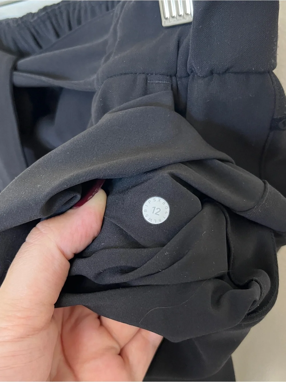 Lululemon Noir Long Trouser Pant Black in Size 12
